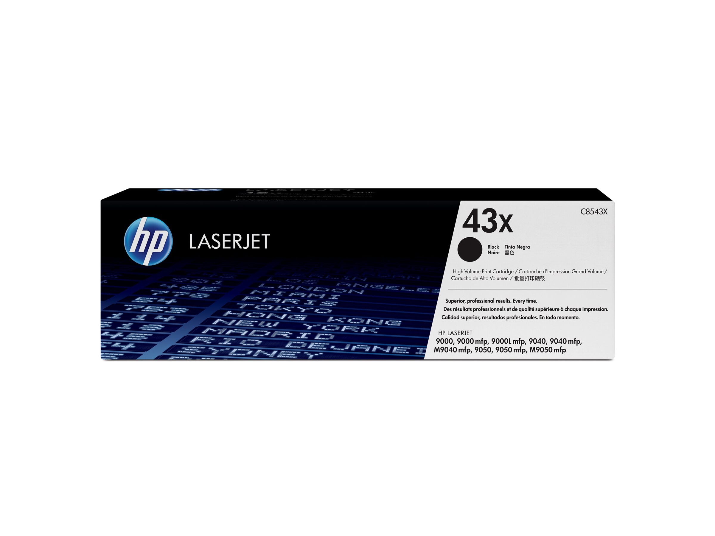 HP 43X original LaserJet Tonerpatrone C8543X schwarz Verpackung