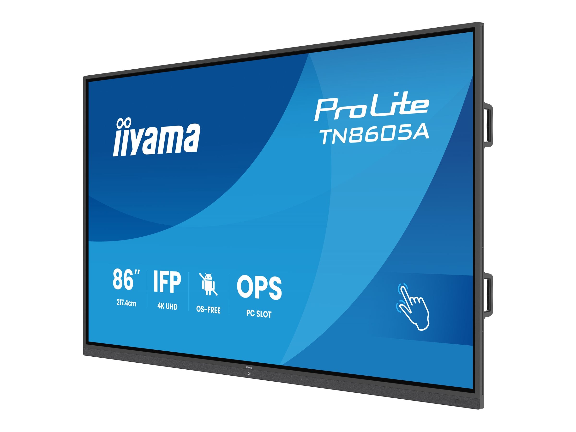 IIYAMA TN8605A-B1AG 86 Zoll LCD-Display Seitenansicht