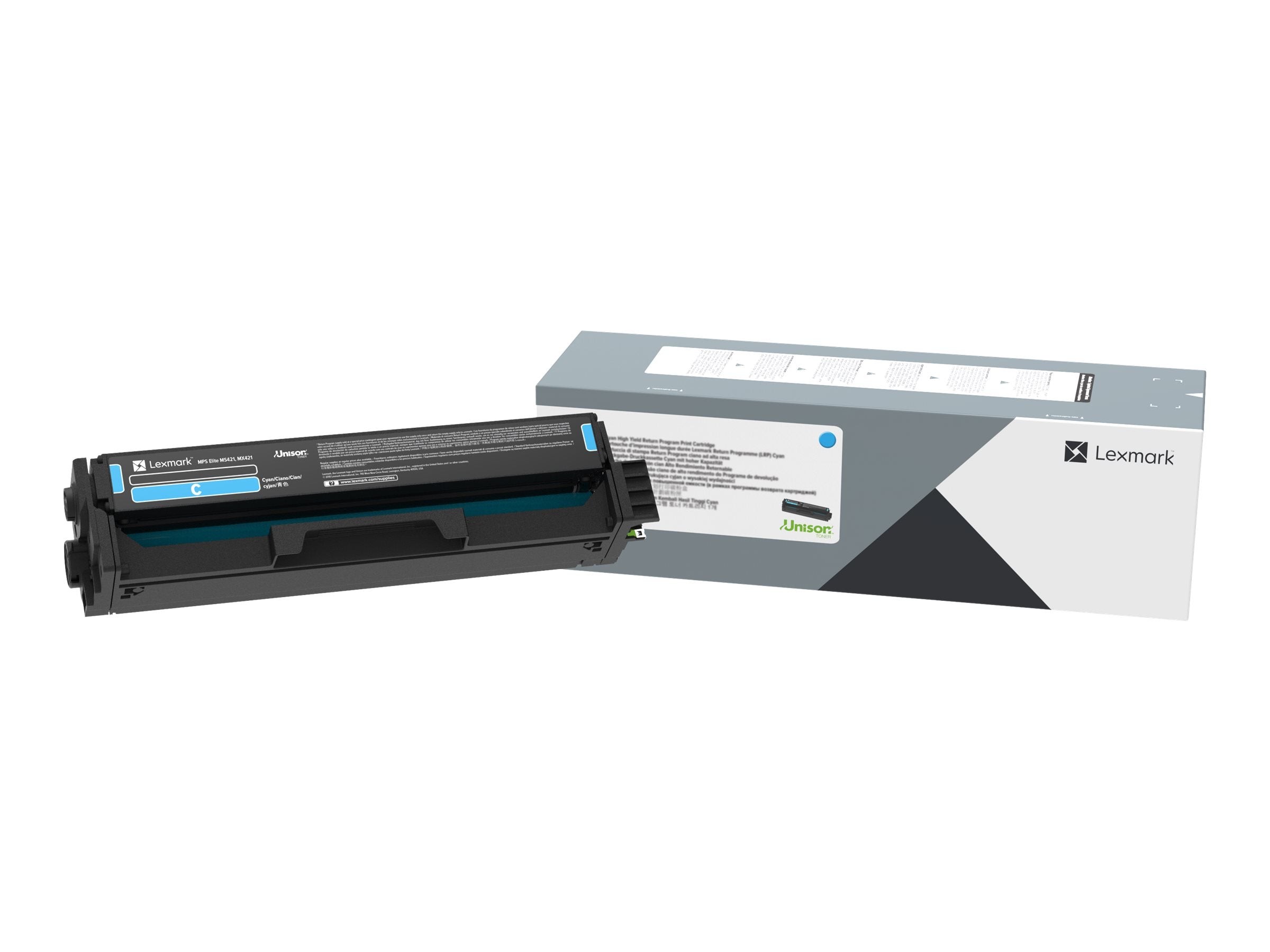 LEXMARK 20N0H20 Cyan High Yield Print Cartridge Vorderansicht