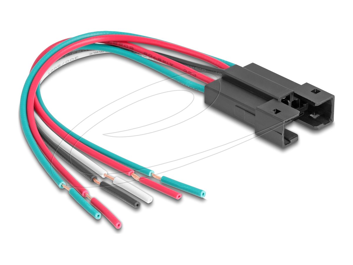 DELOCK Fassung für 22mm 6 Pin Taster oder Schalter - Vorderansicht