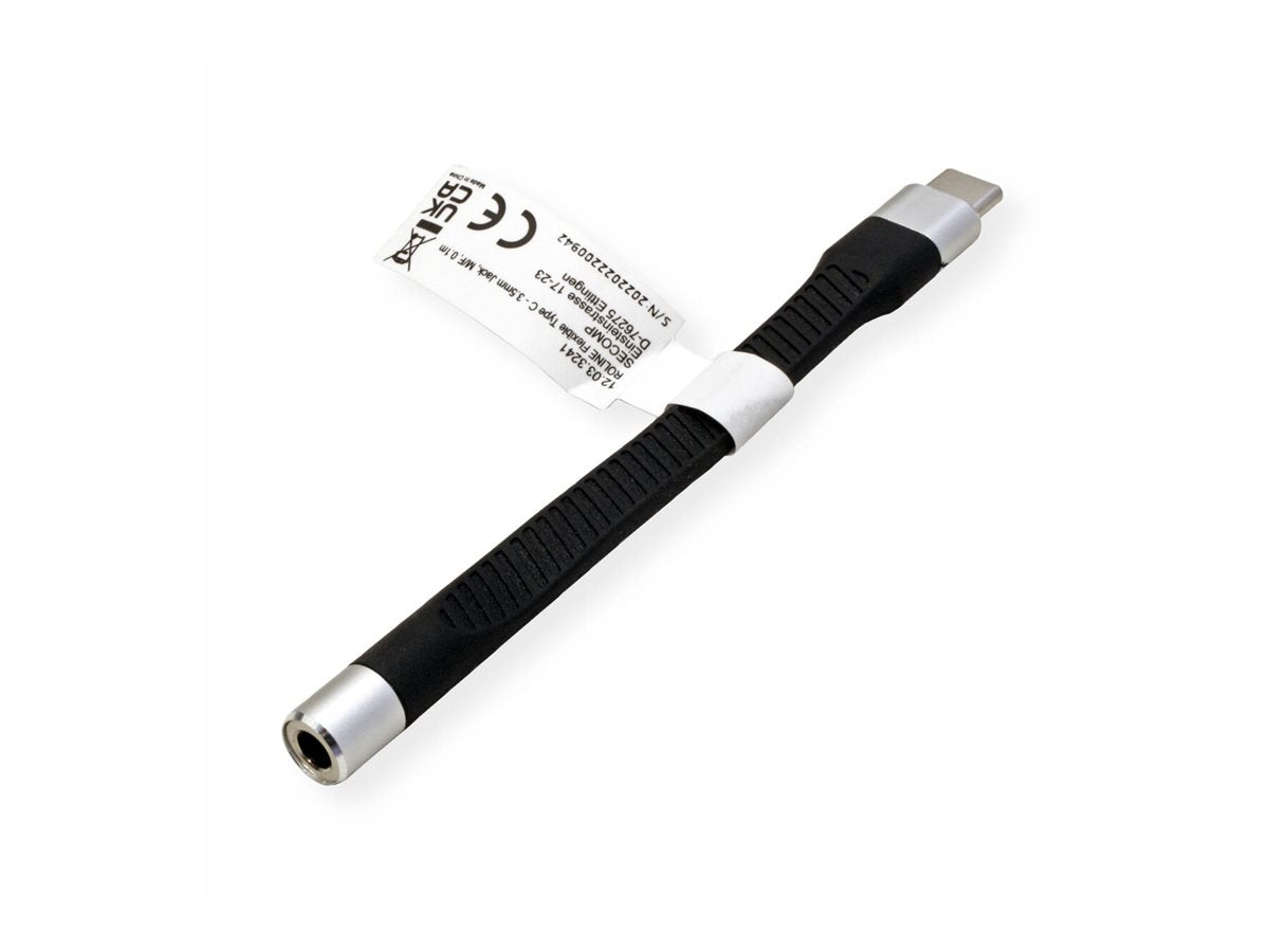 ROLINE Adapter USB Typ C - 3,5mm Audio ST/BU 0,1m Verpackung
