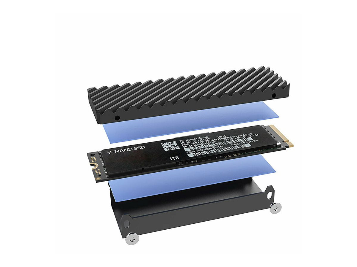 LINDY USB4 NVMe M.2 SSD Gehäuse Vorderansicht
