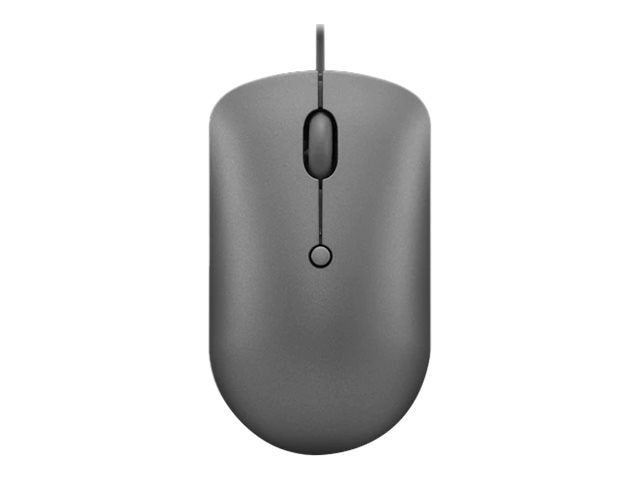 LENOVO 540 USB-C Wired Compact Mouse Storm Grey - Vorderansicht