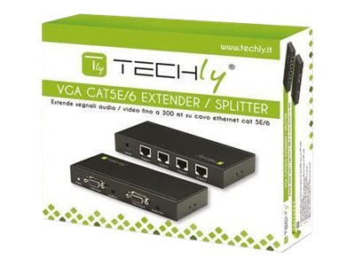 TECHLY VGA Extender Audio-Video-Splitter Detailansicht