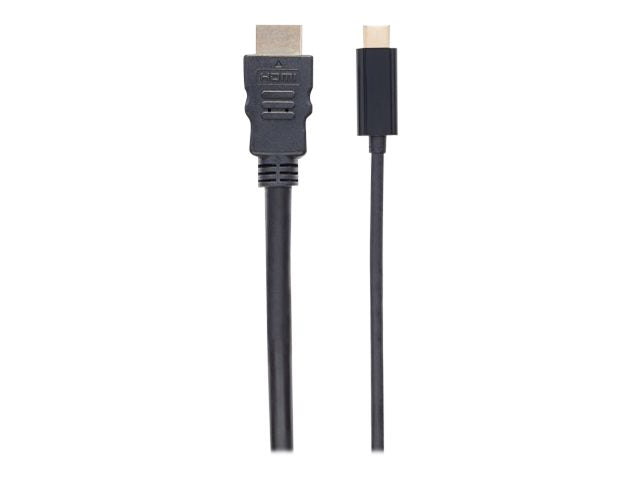 MANHATTAN USB Typ C auf HDMI-Adapterkabel 2m Verpackung