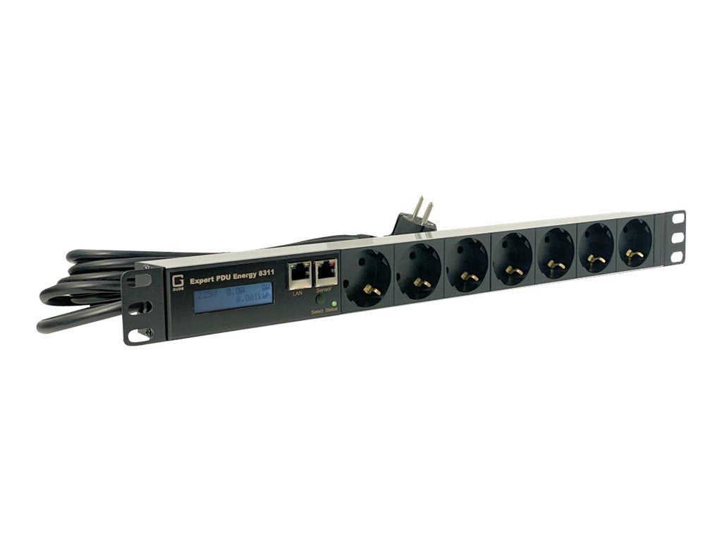 GUDE 8311-1 metered PDU 7fach Vorderansicht