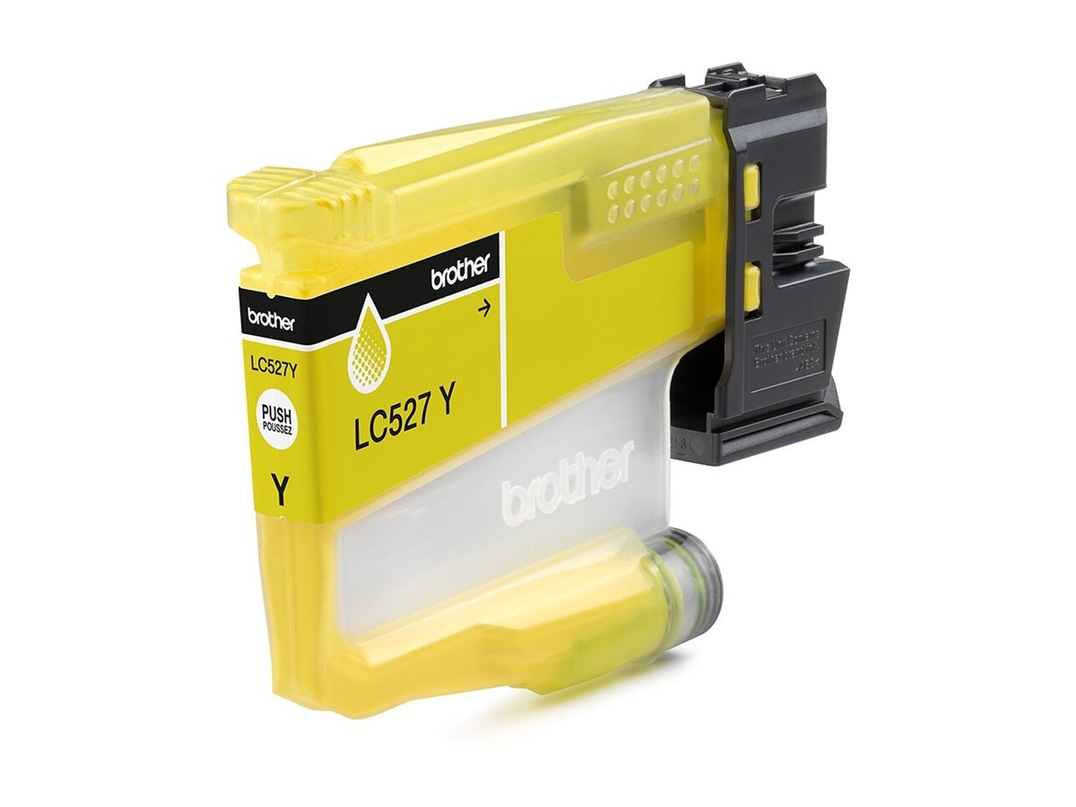 BROTHER LC527Y Tintenpatrone Gelb im Einsatz