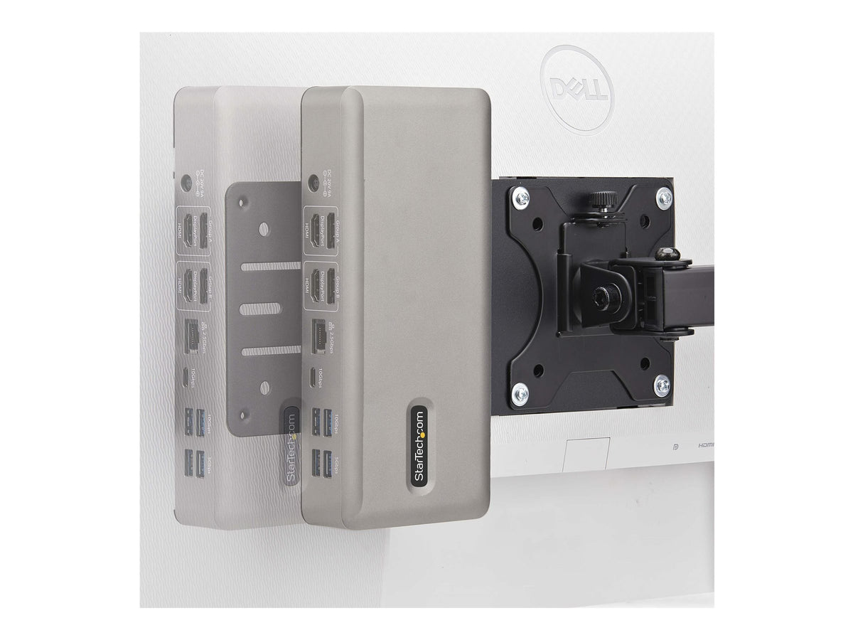 STARTECH.COM VESA Halterung fur Mini Pc/NUC/Thin Clients oder Docking Stationen Adapterplatte VESA 75x75/100x100 Kompatibel