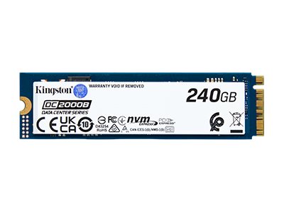 KINGSTON 240GB DC2000B PCIe 4.0 M.2 2280 Enterprise SSD Vorderansicht