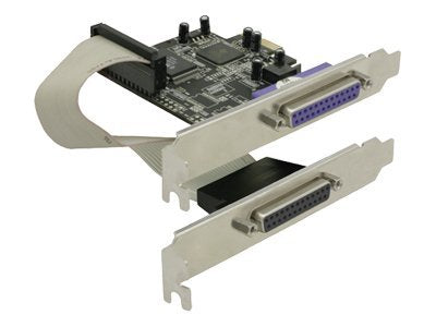 DELOCK PCI Express Karte 2 x Parallel - Vorderansicht