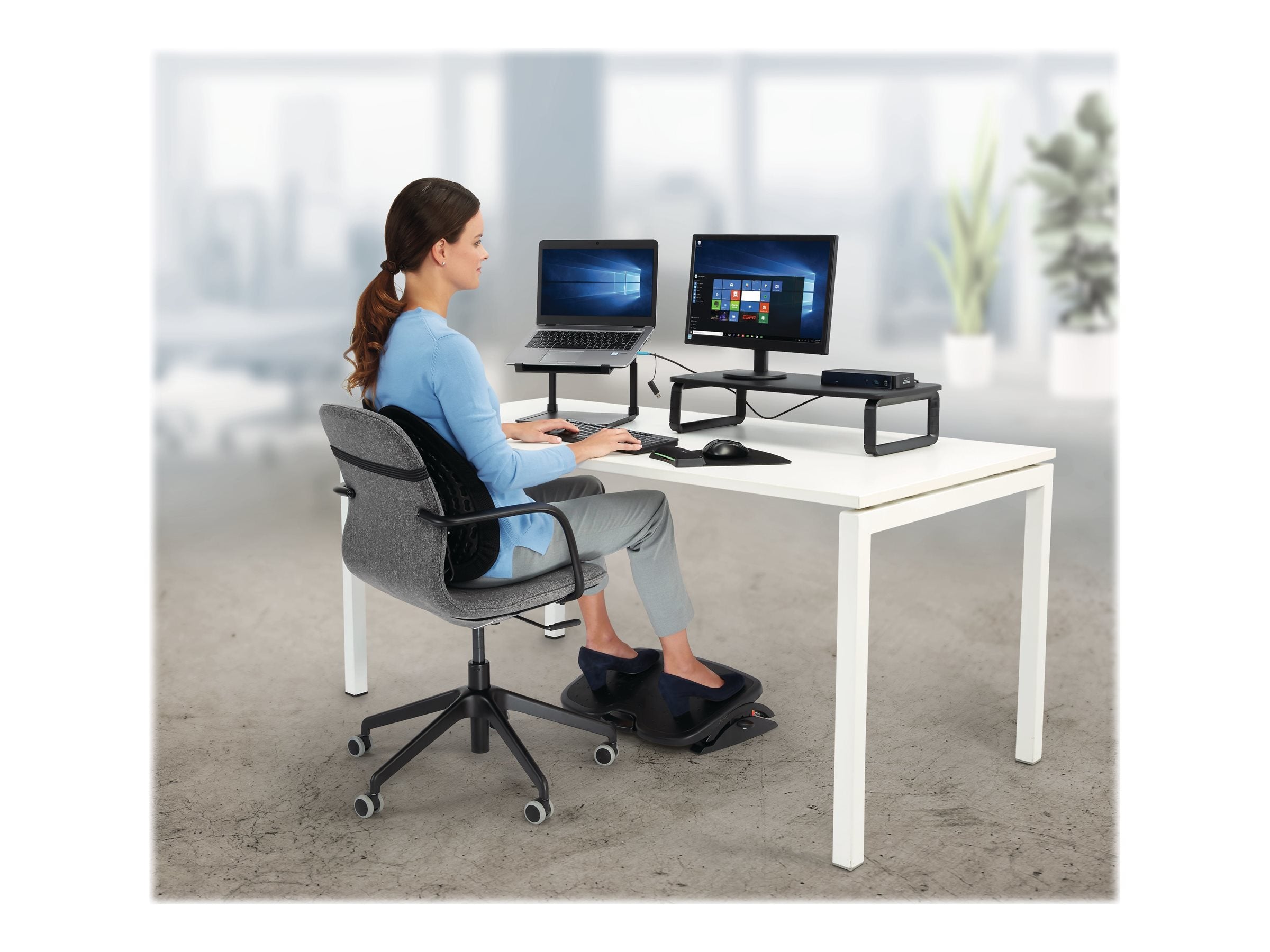 KENSINGTON Solemate Plus Fußstütze black - Seitenansicht