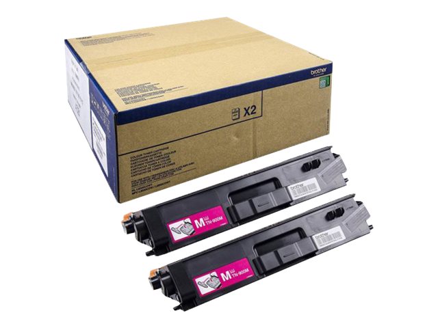 BROTHER Toner Magenta Twin Pack TN-900M - Vorderansicht