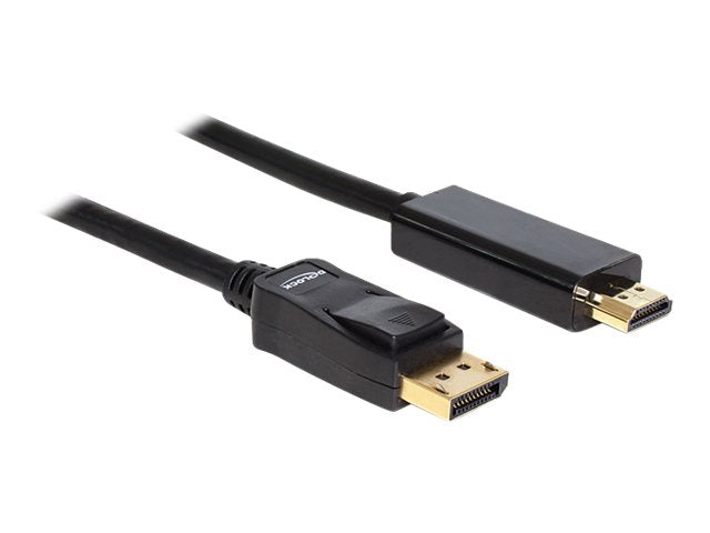 DELOCK Kabel Displayport > HDMI St/St 2m - Vorderansicht