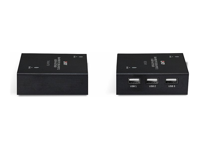 LINDY 300m Fibre Optic DisplayPort 1.2 & USB KVM Extender - Detailansicht