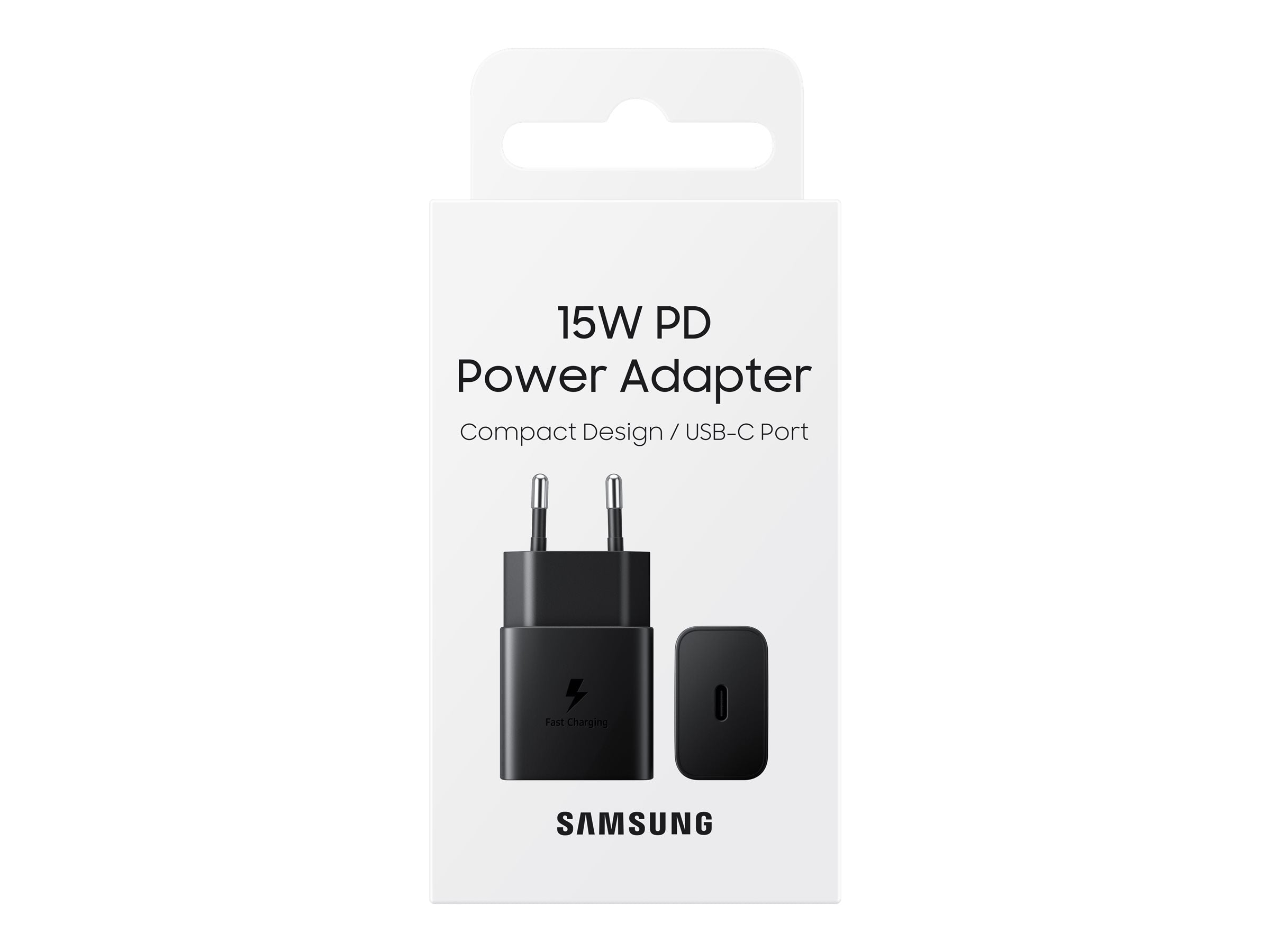 SAMSUNG Power Travel Adapter EP-T1510 15W ohne Kabel in Schwarz