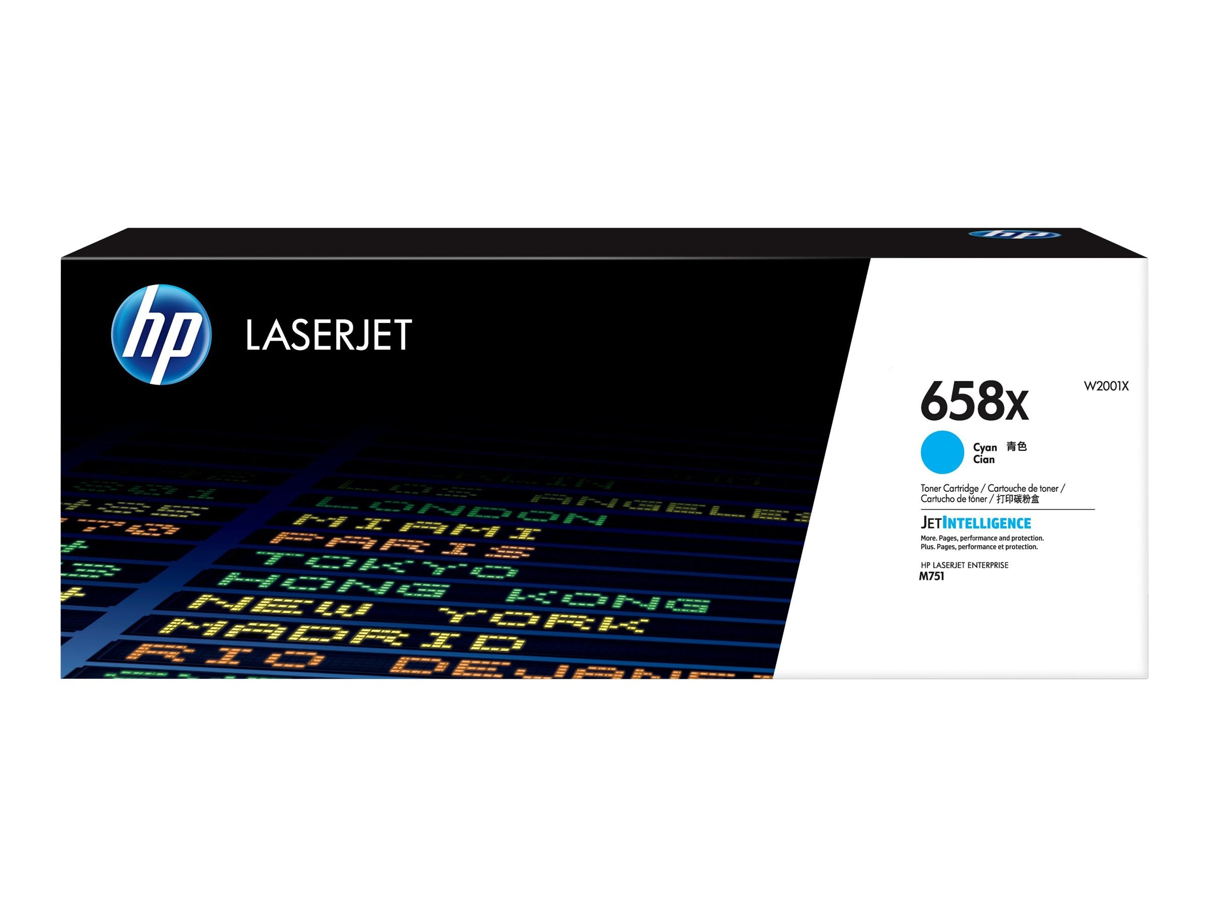 HP 658X Cyan LaserJet Toner Cartridge Detailansicht