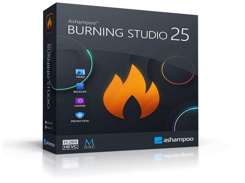 ASHAMPOO Burning Studio 26 Vorderansicht