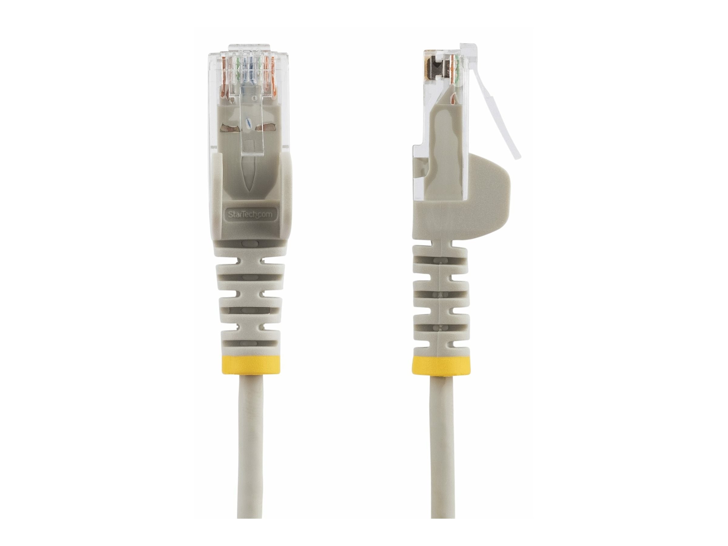 STARTECH.COM 3m CAT6 Cable - Grey Slim CAT6 Patch Cable - Snagless RJ45 Connectors - LSZH - 28 AWG Copper Wire
