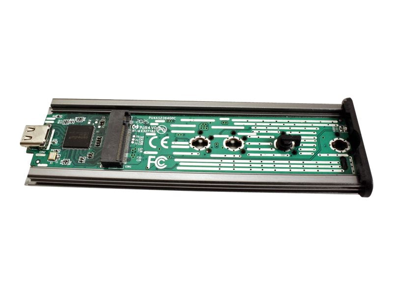ROLINE Externes SSD-Gehäuse M.2 NVMe Seitenansicht