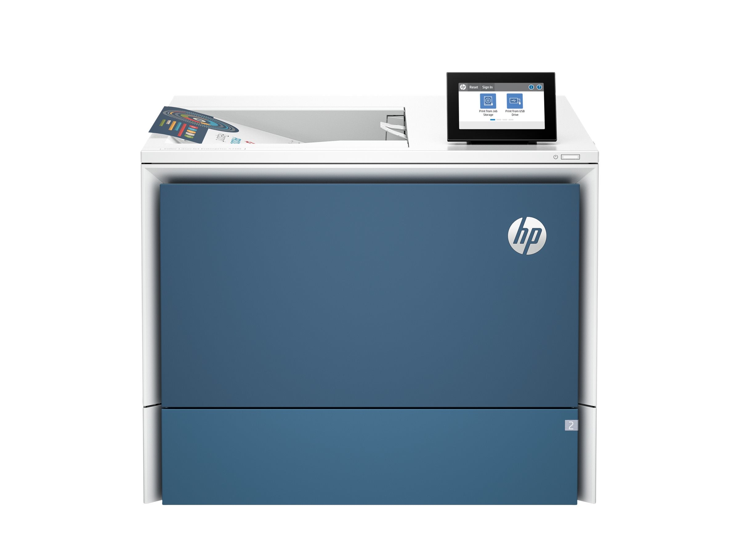 HP Color LaserJet Enterprise 5700dn Drucker Vorderansicht