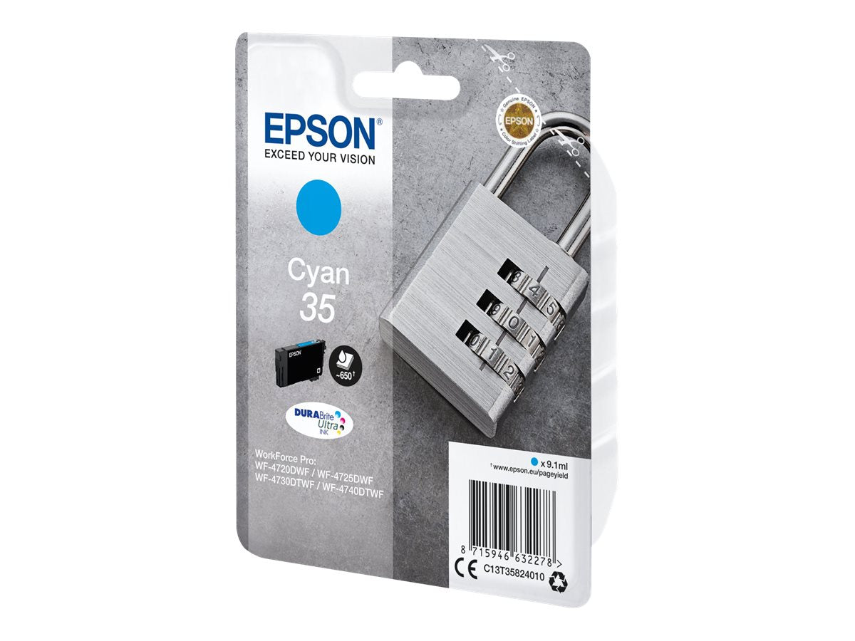 EPSON 2LB 35 Ink Cyan 9.1ml Detailansicht