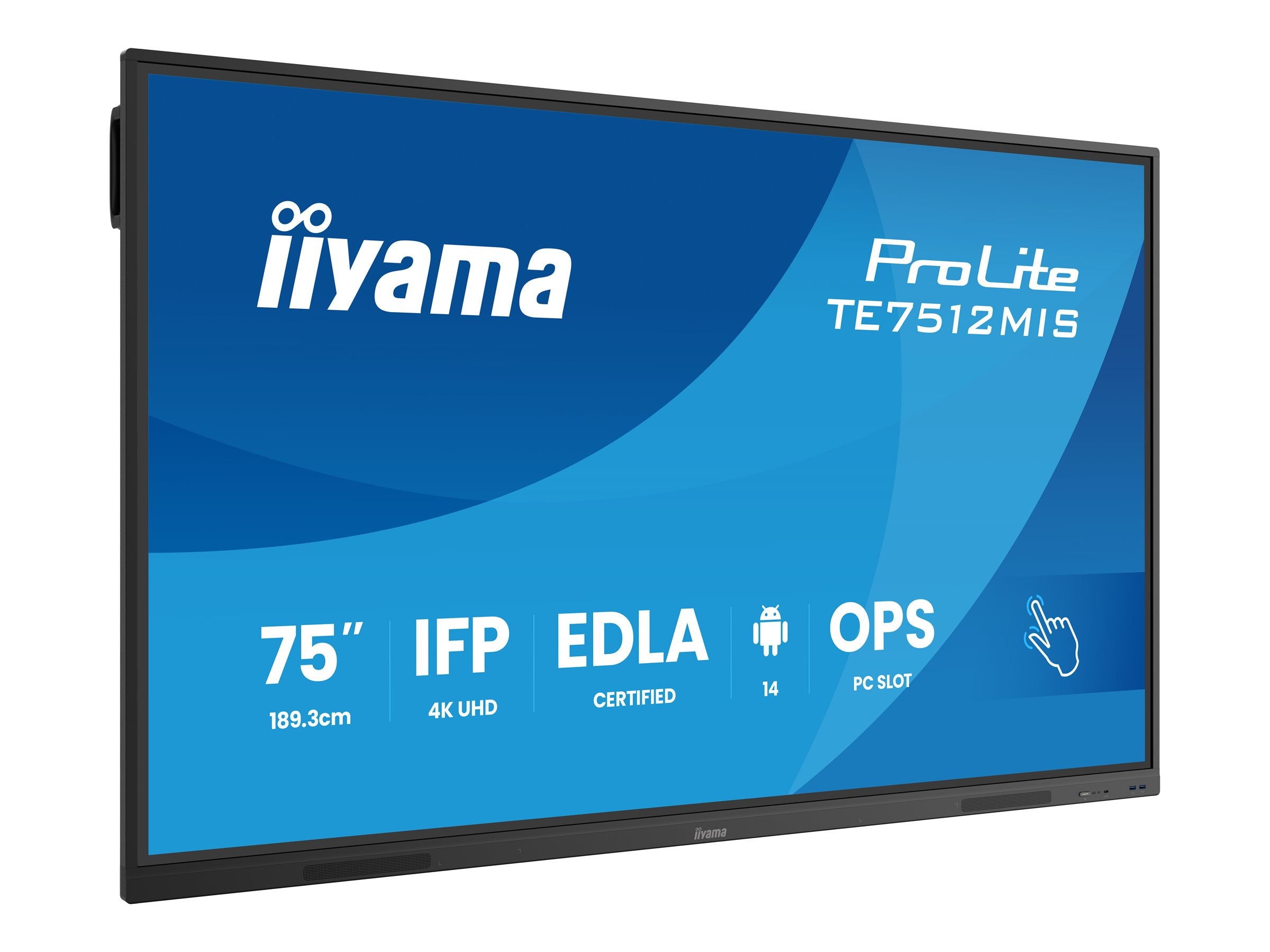 IIYAMA TE7512MIS-B4AG Detailansicht der Anschlüsse