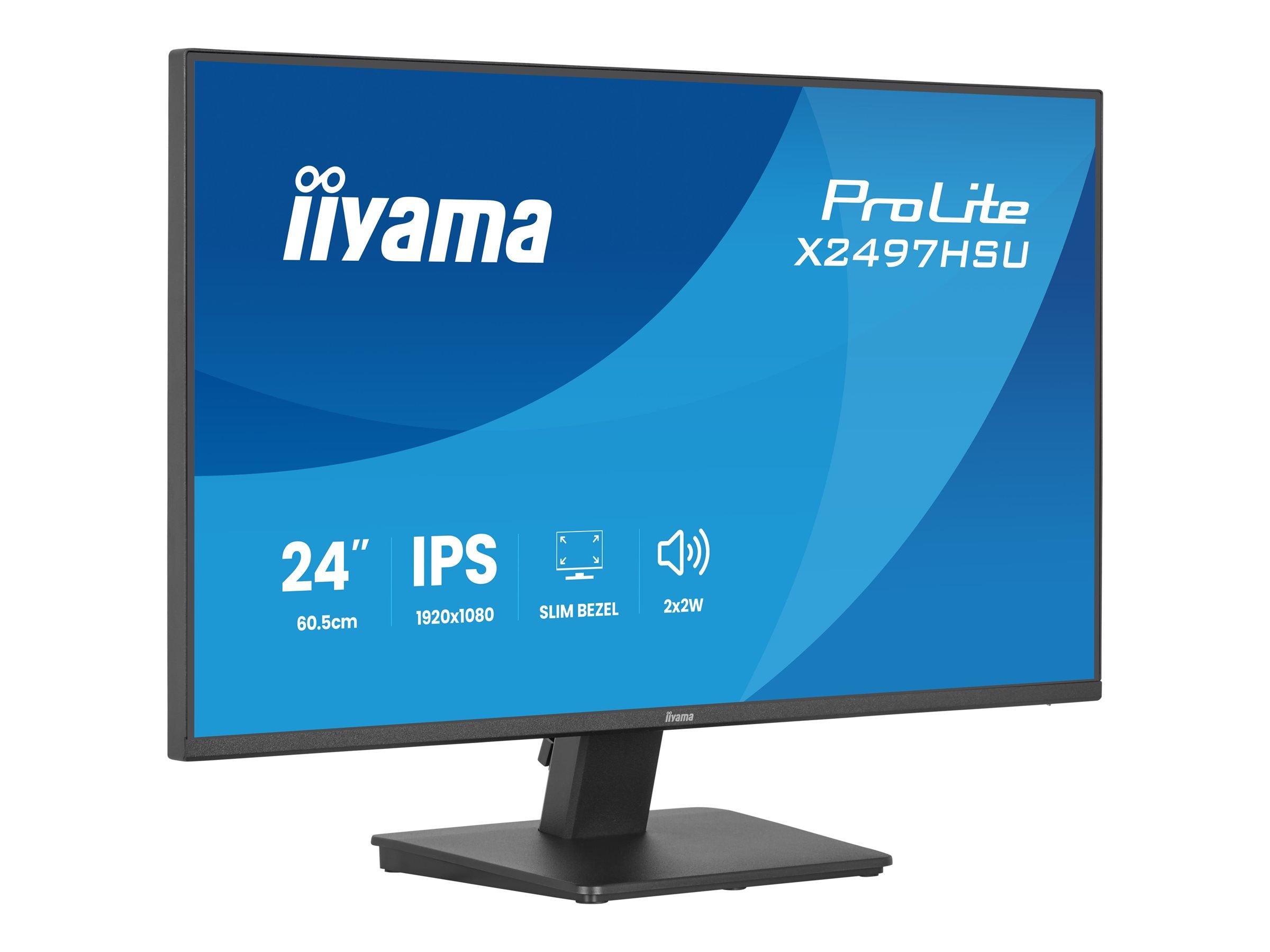 IIYAMA ProLite X2497HSU-B1 Monitor Vorderansicht