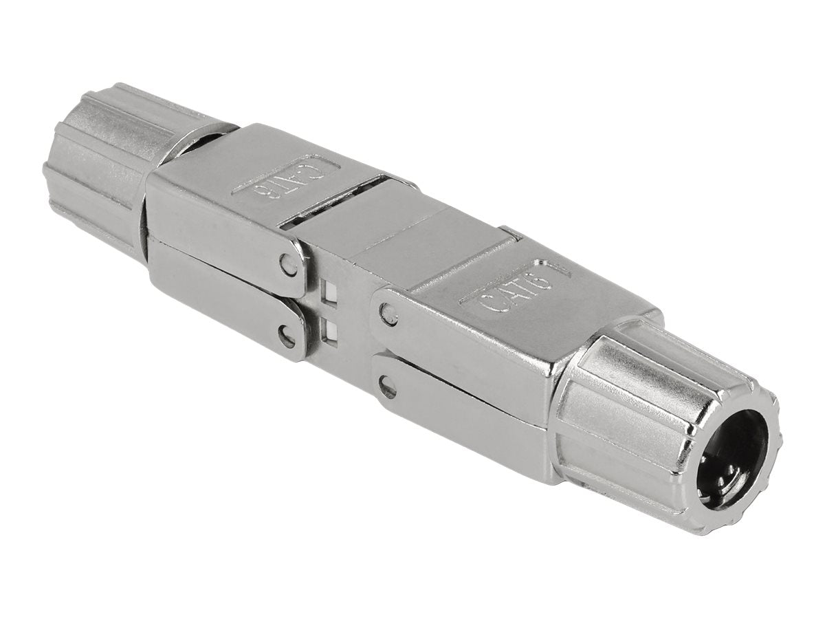 DELOCK Verbinder für Netzwerkkabel Cat.6 STP werkzeugfrei - Vorderansicht