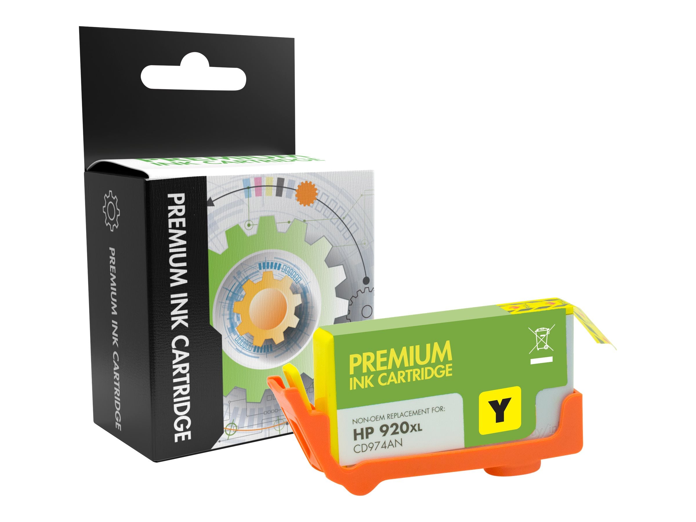 STATIC Ink cartridge HP CD974AE 920XL yellow Vorderansicht