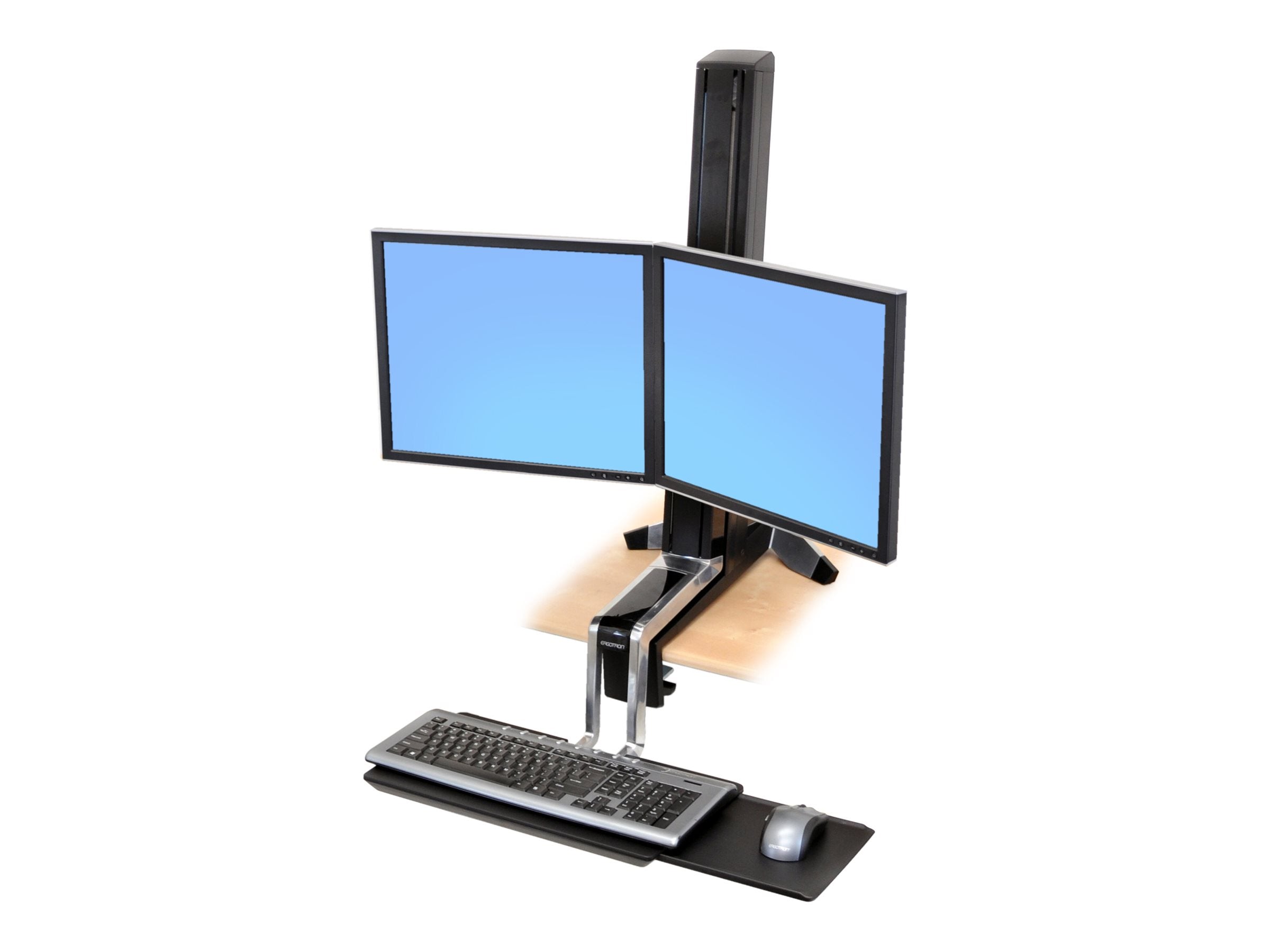 ERGOTRON WorkFit-S Dual Display Halterung Verpackung