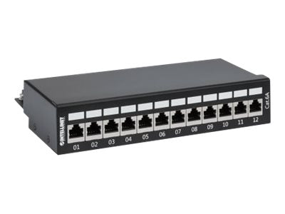 INTELLINET 12-Port Cat6a Patchpanel geschirmt FTP Verpackung