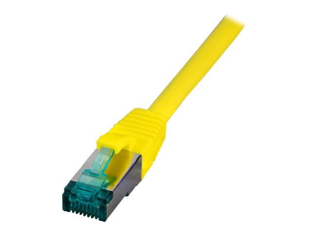 EFB RJ45 Patchkabel S/FTP Cat6A LSZH Gelb 3m - Verpackung