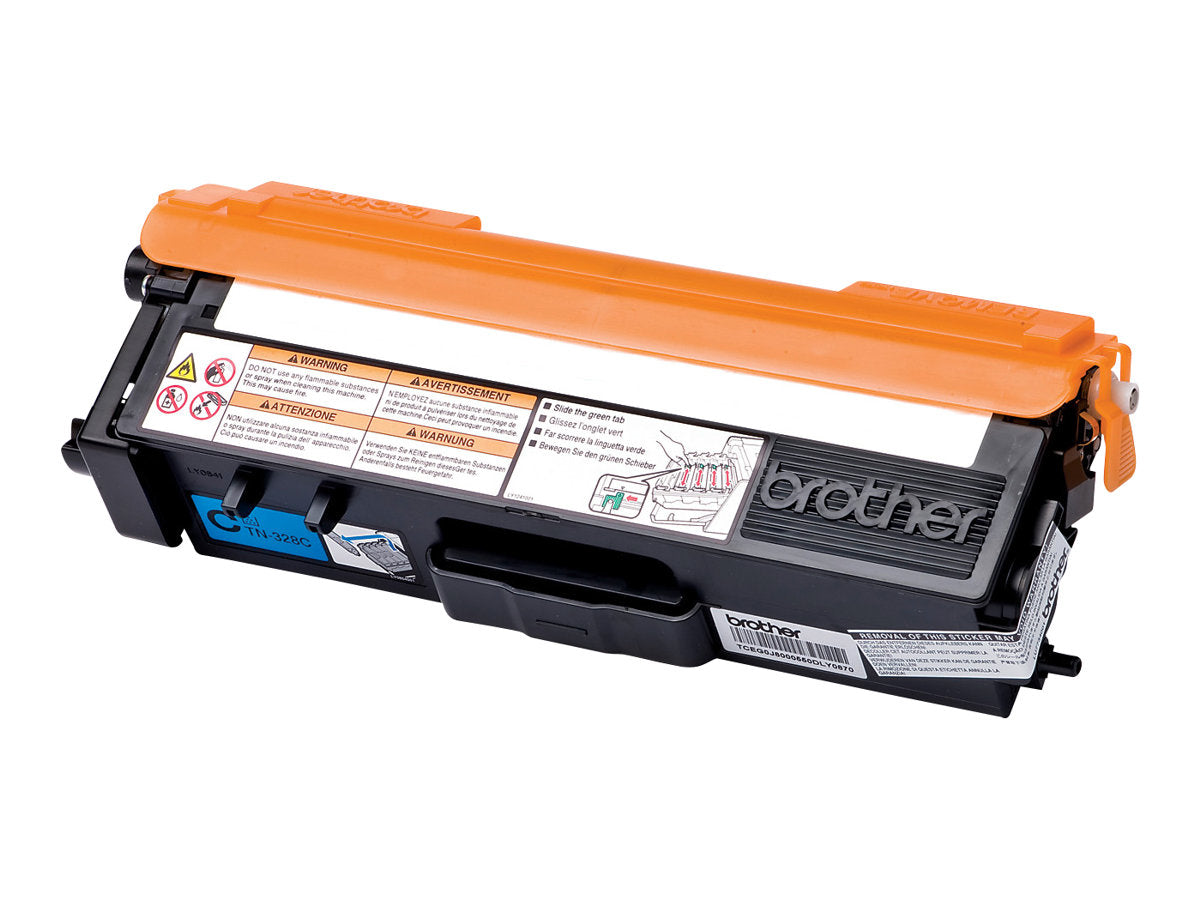 BROTHER TN-328 Toner cyan Vorderansicht