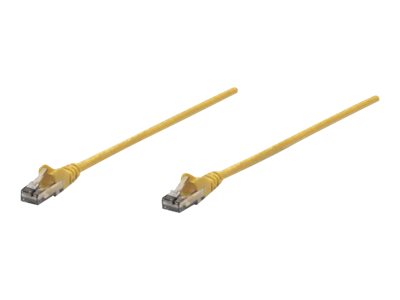 INTELLINET Netzwerkkabel Cat6 U/UTP 1m gelb Detailansicht