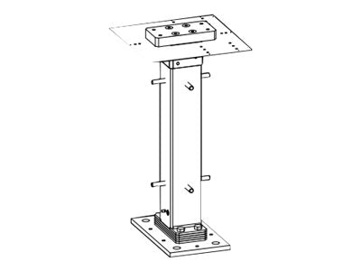 APC HyperPod Frame Raised Floor Support Stand 36 Floor stand pack of 2