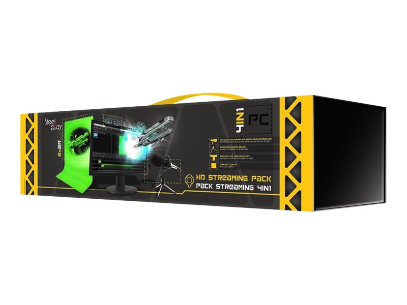 LEXIP X STEELPLAY Pro HD Streamers Greenscreen Verpackung