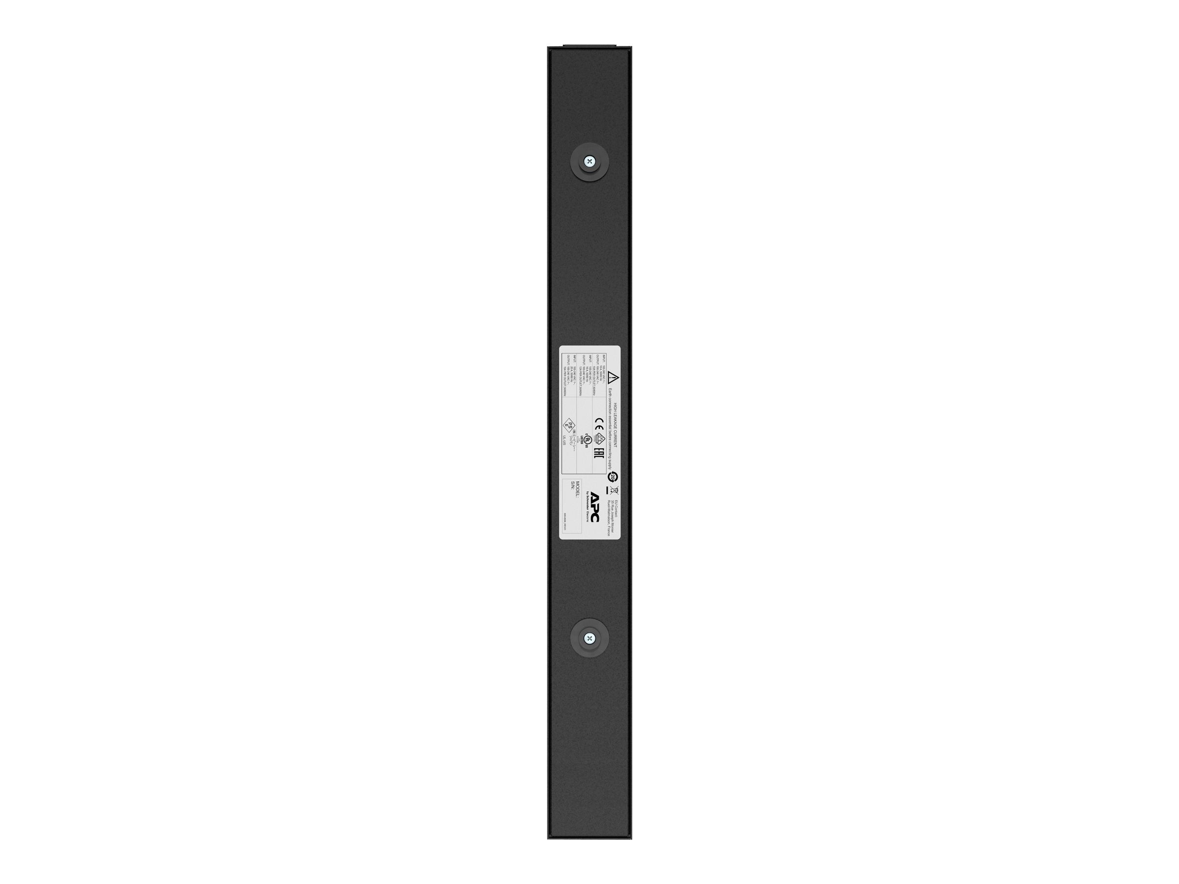 Detailansicht der Anschlüsse der APC Basic Rack PDU Rack AC 100-240V