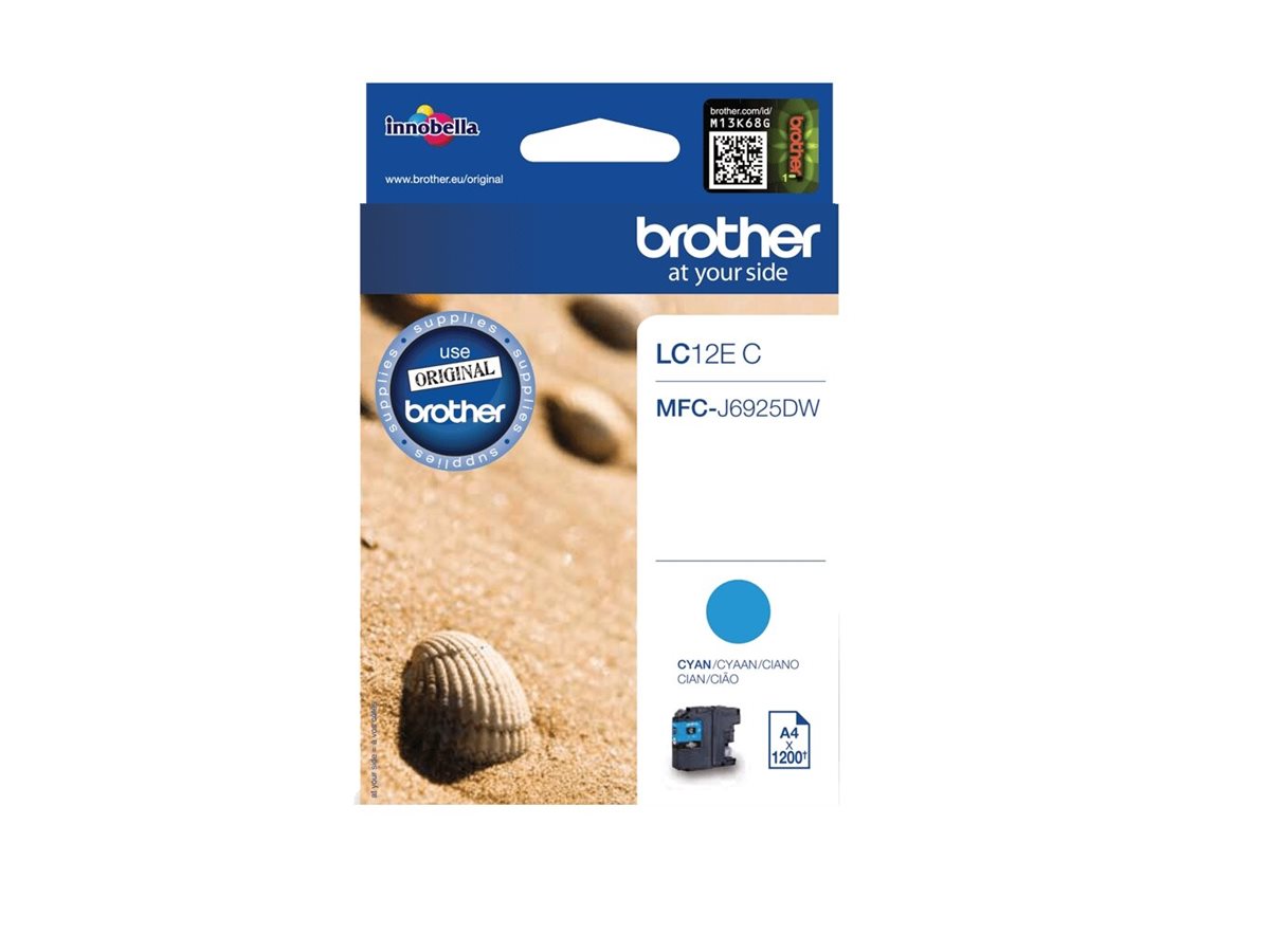 BROTHER LC12EC Tinte zyan Verpackung