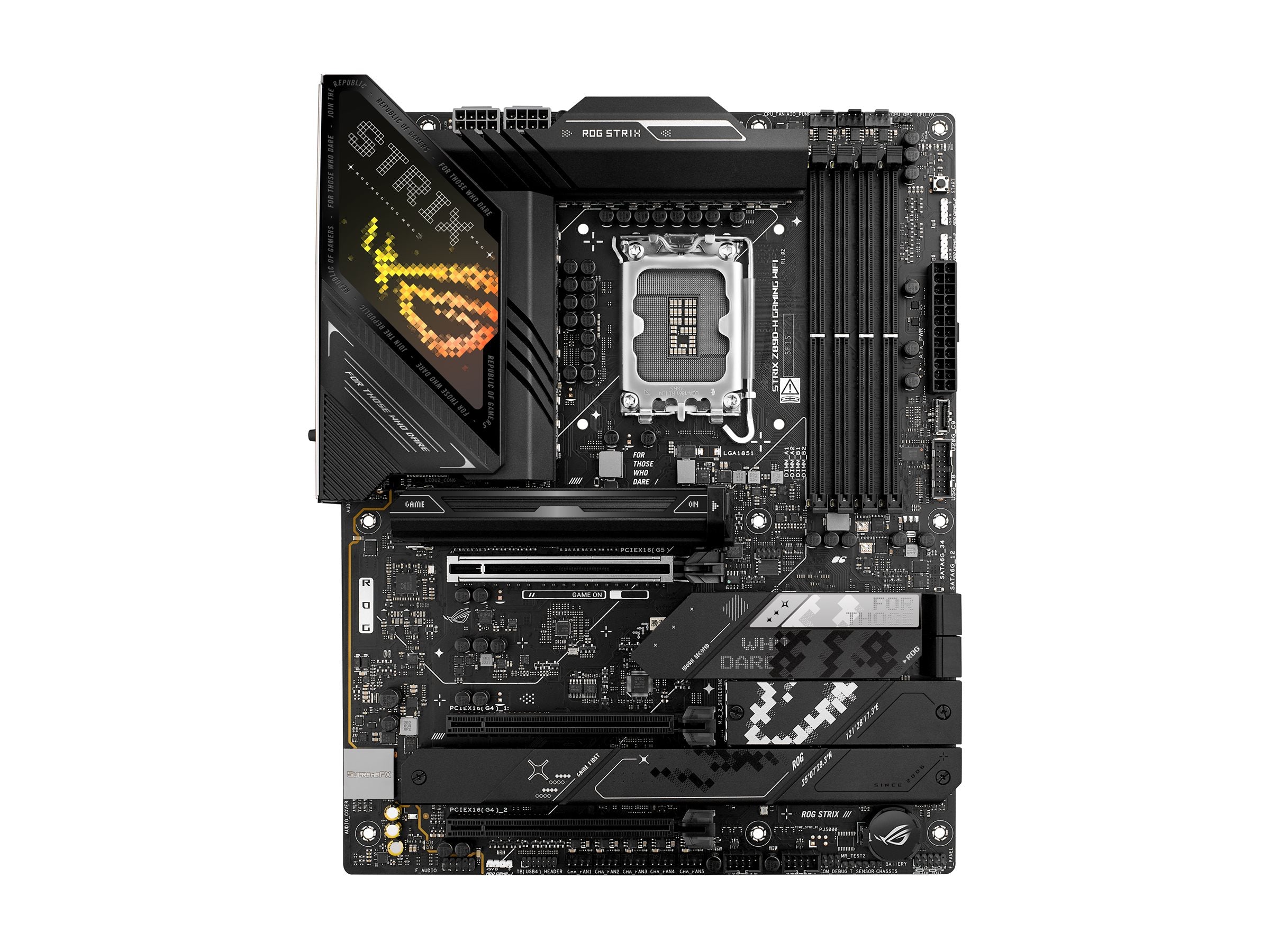 ASUS ROG STRIX Z890-H GAMING WIFI Motherboard Vorderansicht