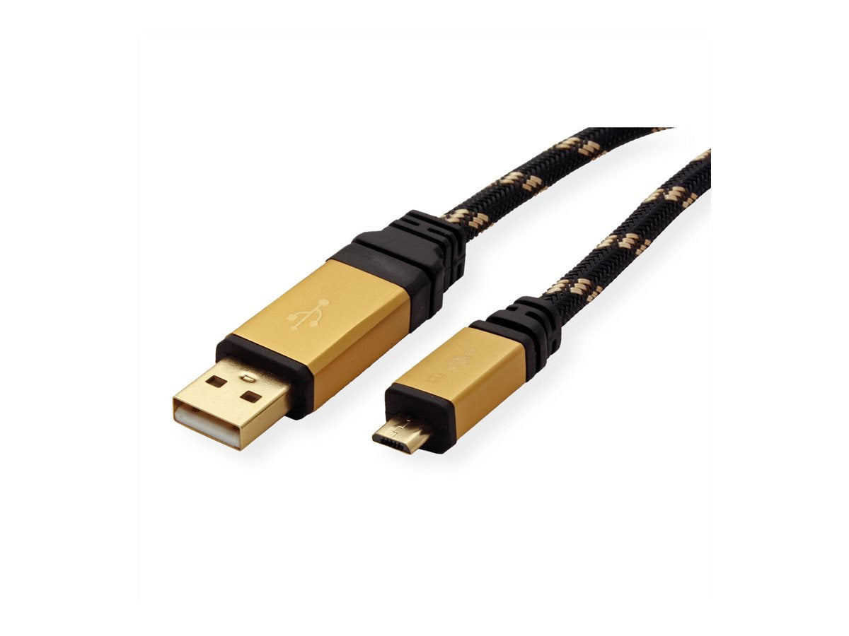SECOMP ROLINE GOLD USB2.0 Kb A-MicroB ST/ST 0 8 Anschluss
