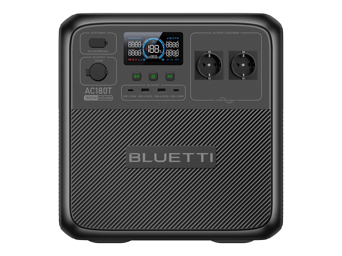 BLUETTI Portable Power Station AC180T Vorderansicht