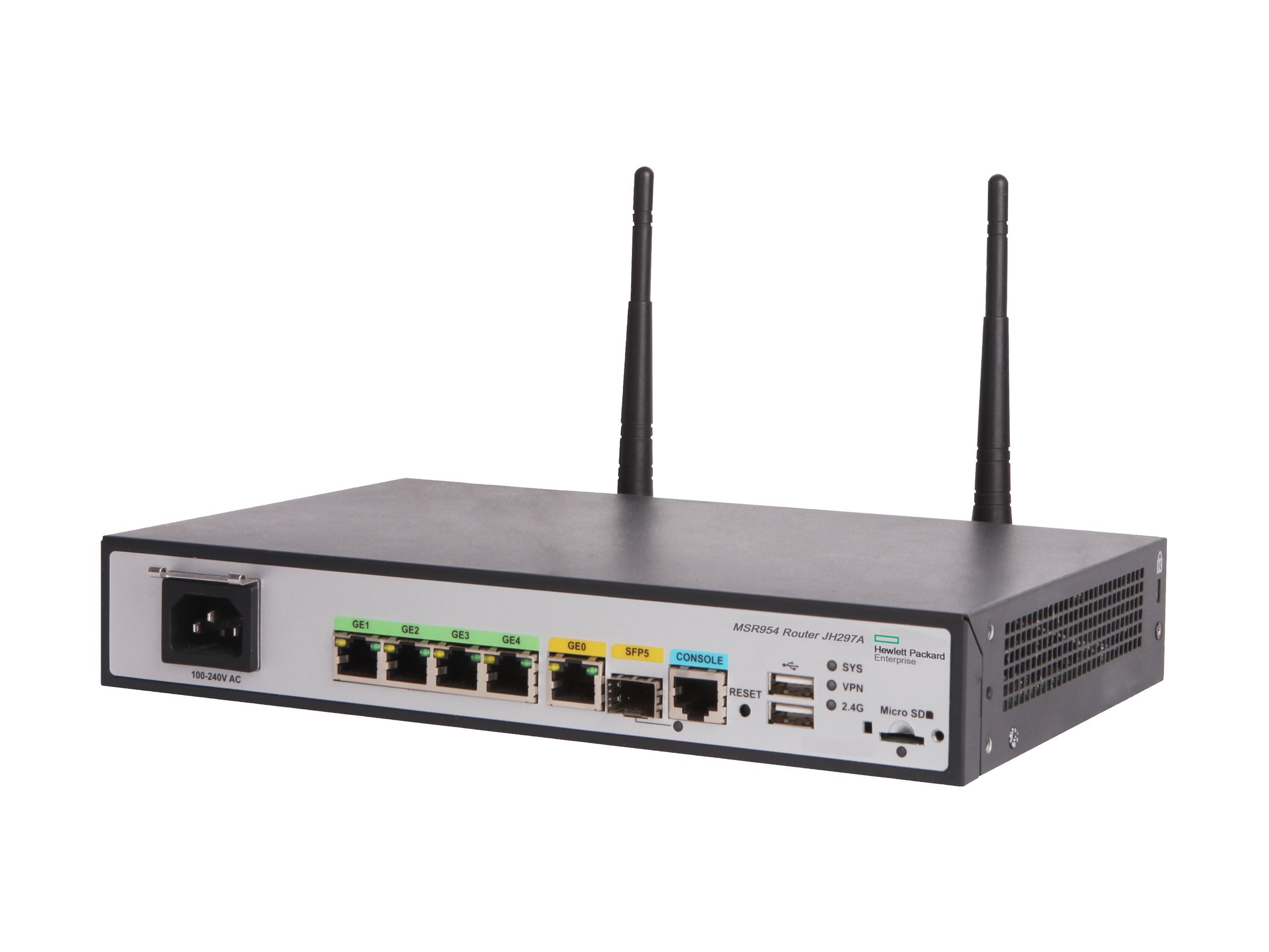 HPE MSR954-W 1GbE SFP WW Router Vorderansicht