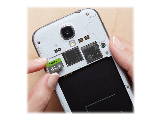 PNY Micro SD Card Elite 64 GB Verpackung