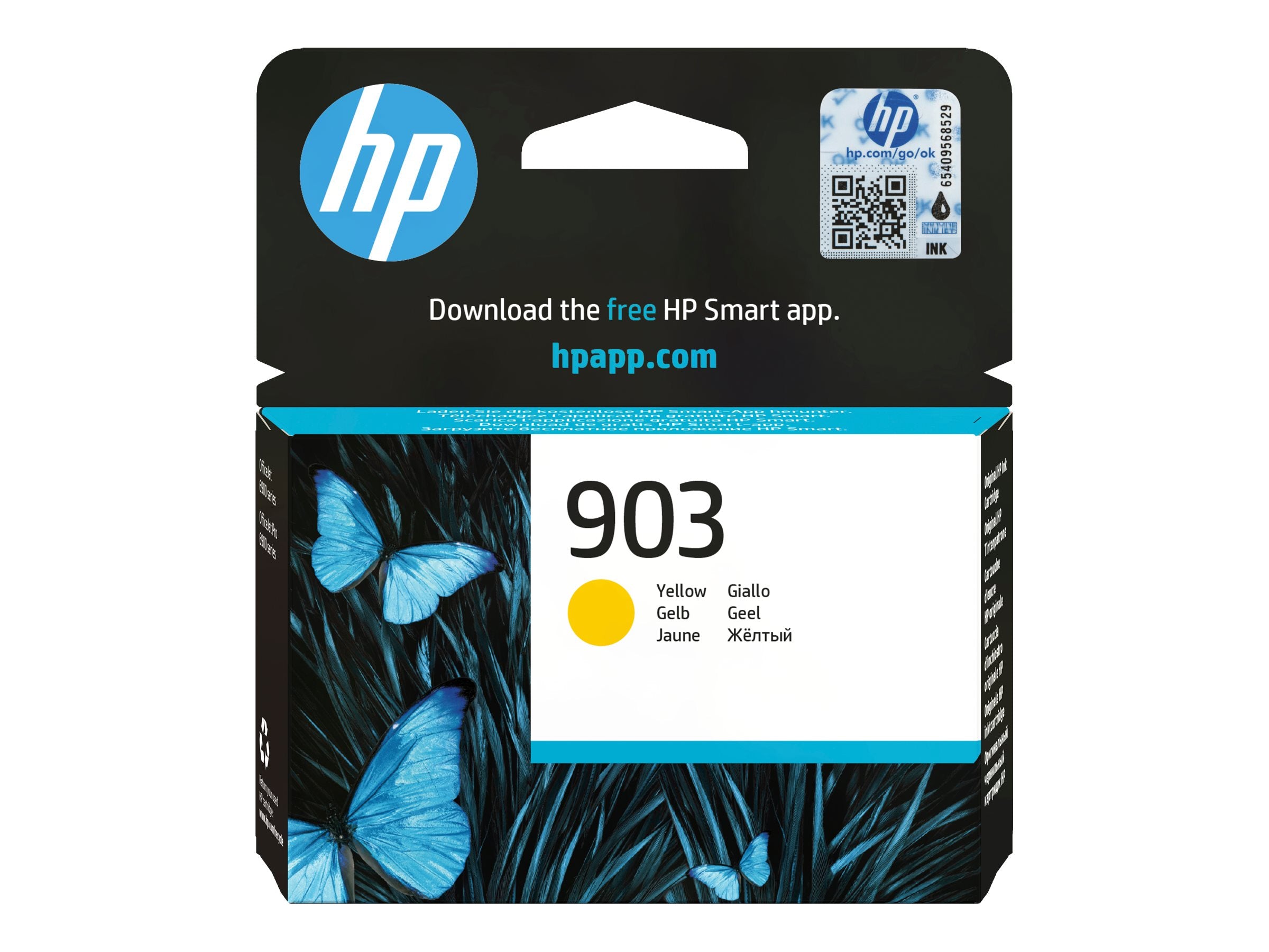 HP 903 Yellow Original Ink Cartridge Vorderansicht