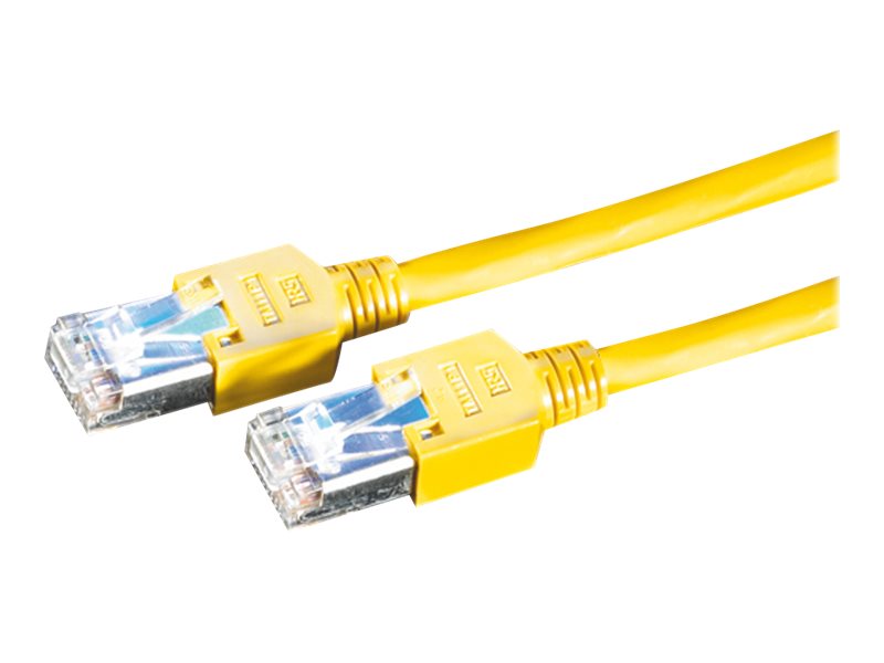 DÄTWYLER Patchkabel Kat.5e Class D S/UTP CU 5502 flex PVC Hirose TM11 gelb 7m - Vorderansicht