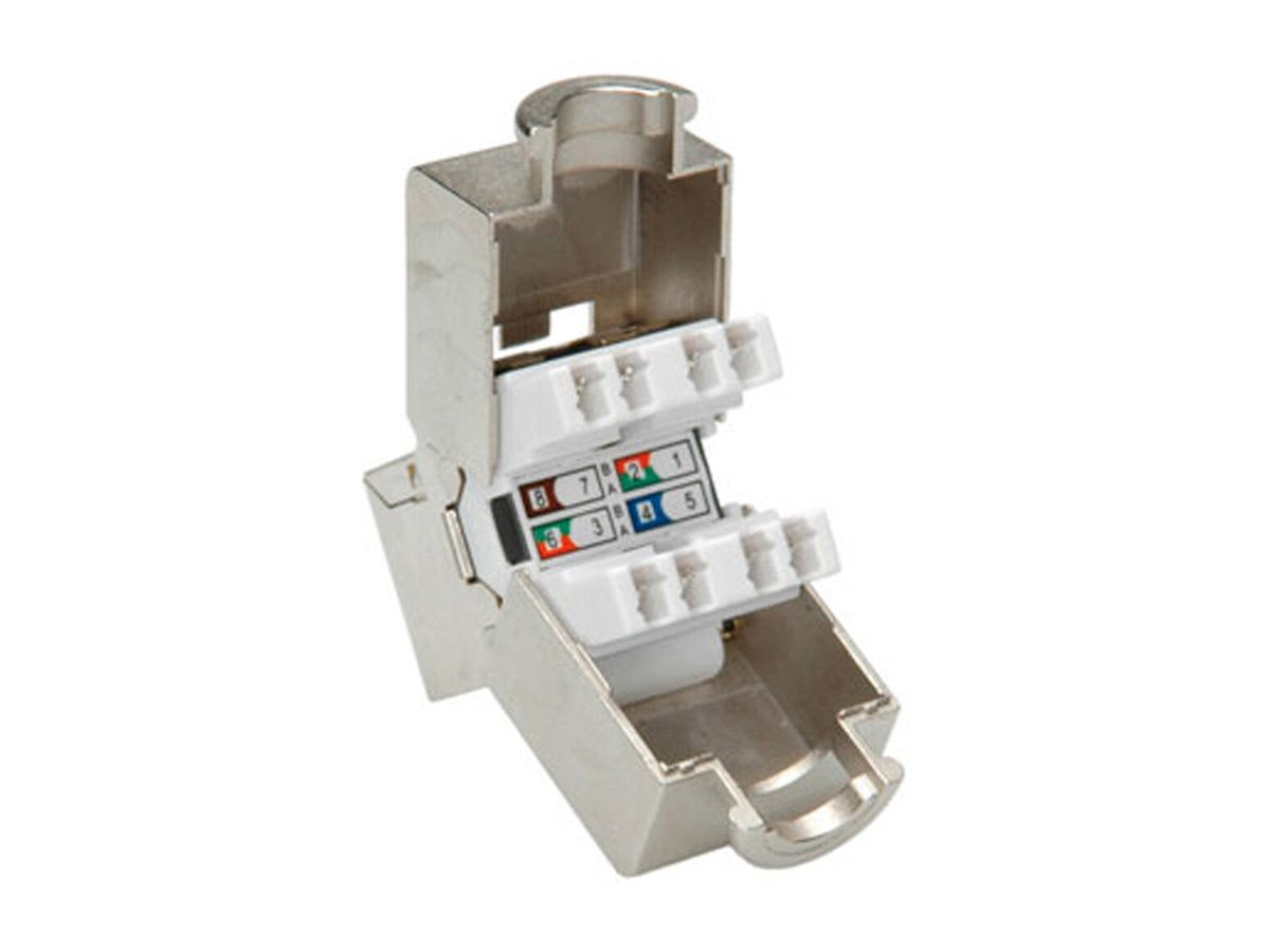 ROLINE Kat.6 Class E Keystone geschirmt Installation