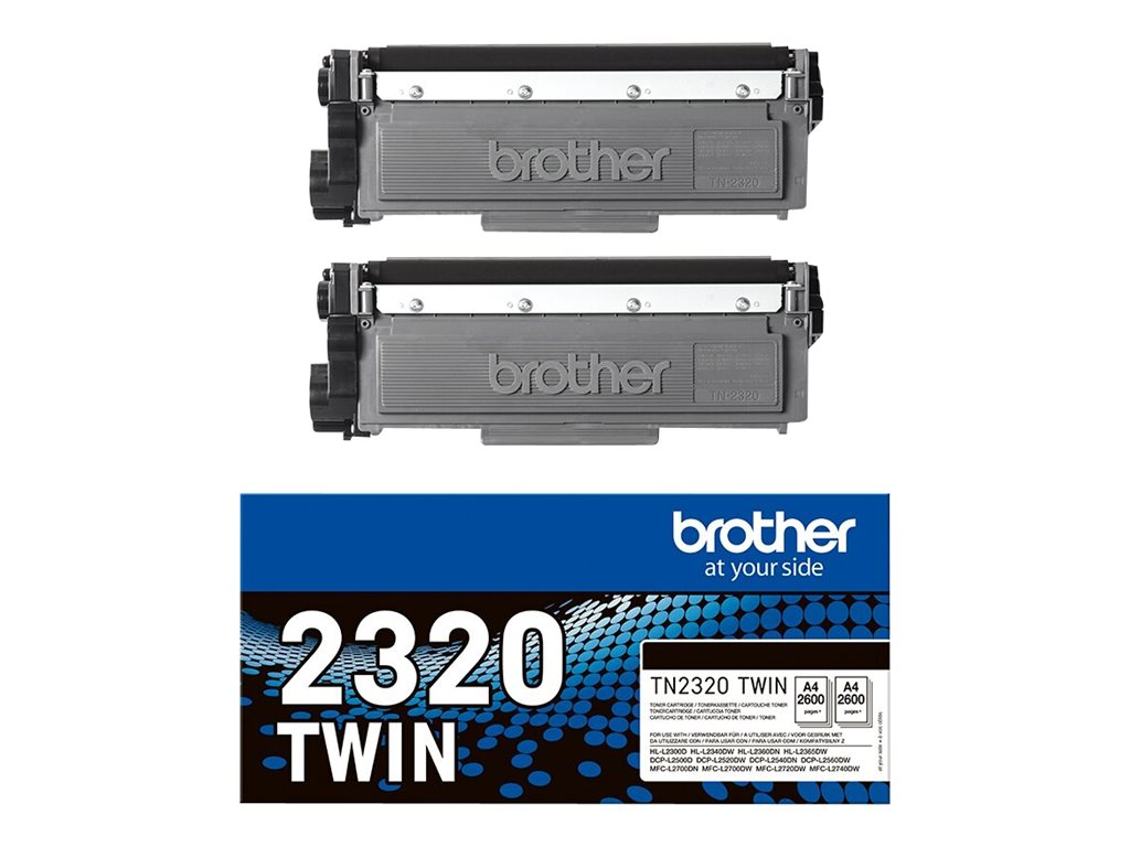 BROTHER TN2320 TWIN-pack Tonerpatronen Verpackung