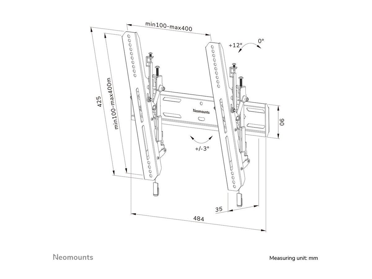 NEOMOUNTS WL35S-850BL14 Screen Wall Mount Verpackung