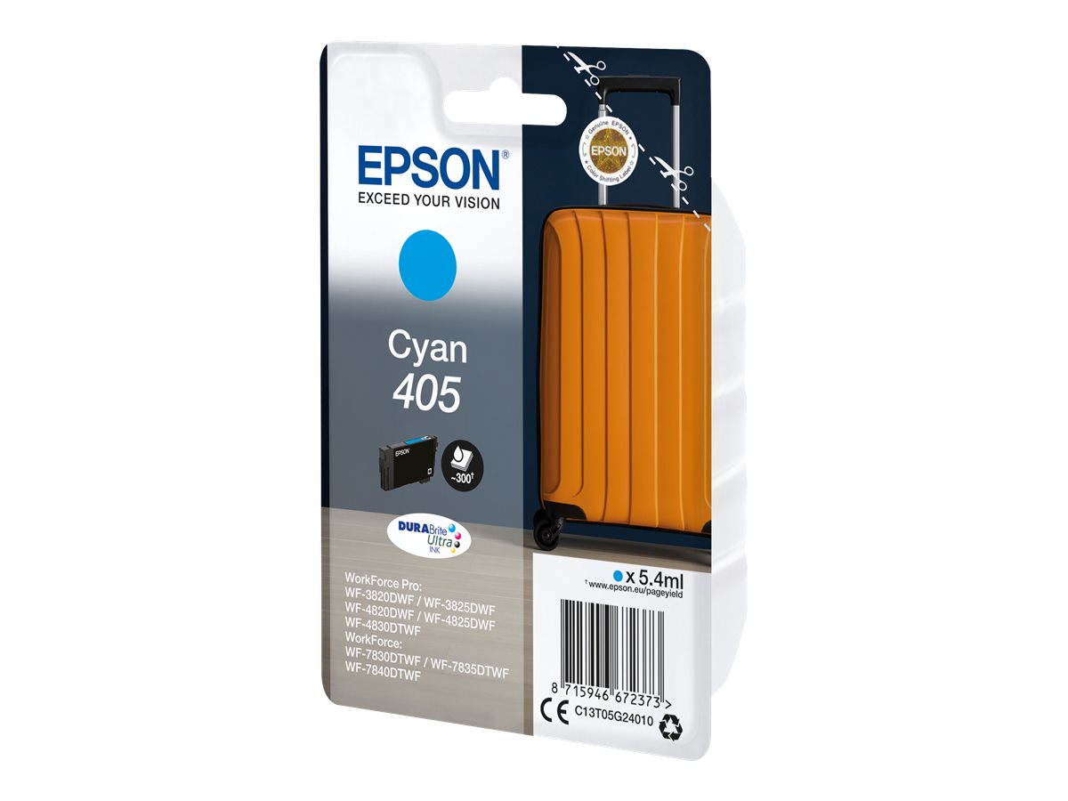 EPSON 6LB Singlepack Cyan 405 DURABrite Ultra Ink Detailansicht