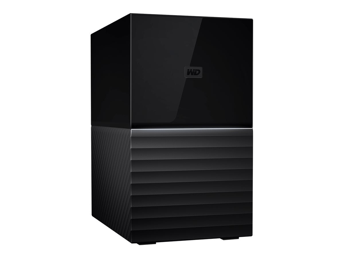 WD My Book Duo 36TB Black RAID Storage Seitenansicht